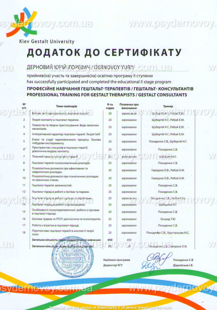 Сертификат КГУ